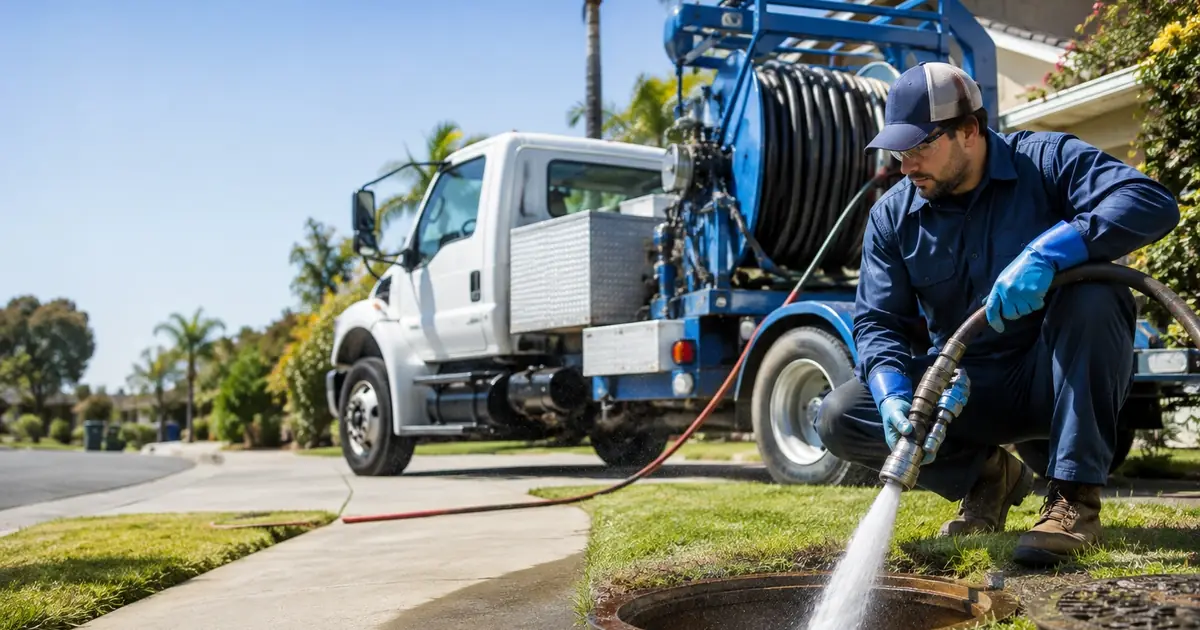 Hydro jet sewer cleaning Discovery Bay