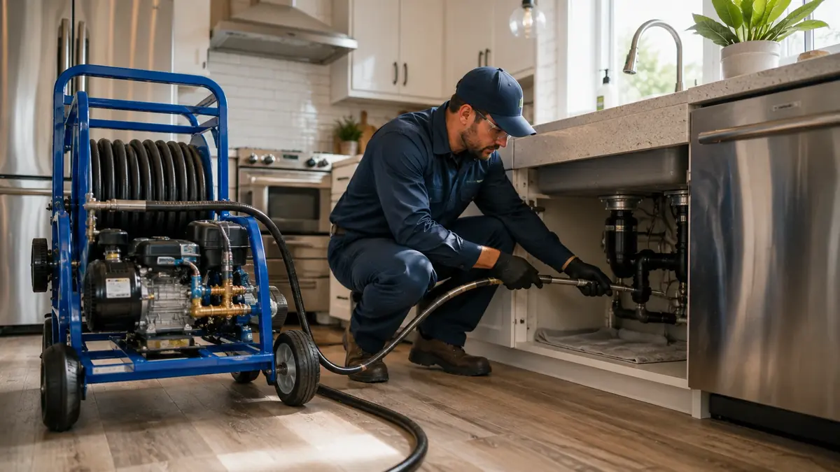 Kitchen Drain Hydro Jetting in Discovery Bay